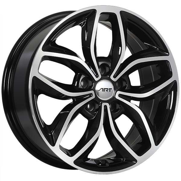 ART Replica REPLICA 143 17x7.0 Gloss Black - Machined Face 45 5x114.3 67.1 R14317001