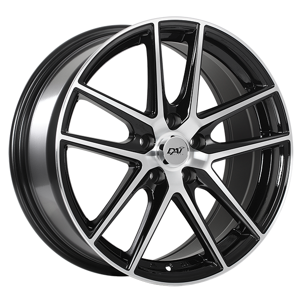 DAI Wheels LEVEL 14x6.0 Gloss Black - Machined Face 38 4x100 73.1 DW10814001