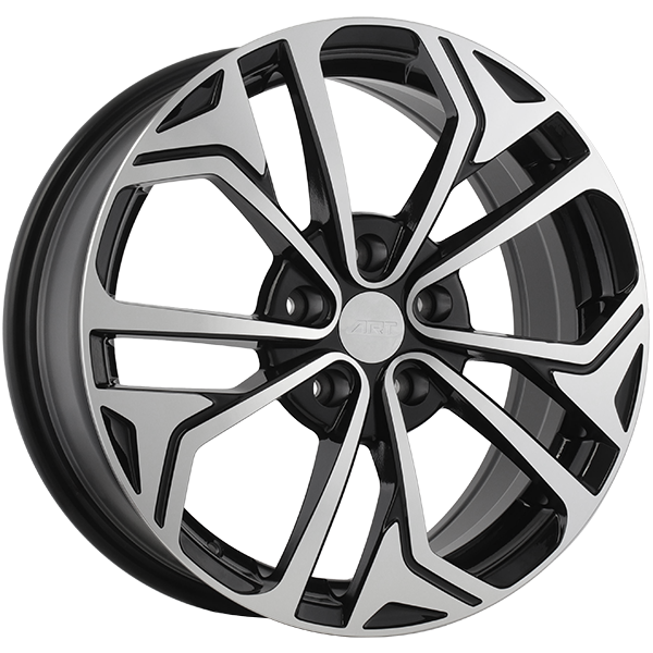 ART Replica REPLICA 186 17x7.0 Gloss Black - Machined Face 45 5x114.3 67.1 R18617001
