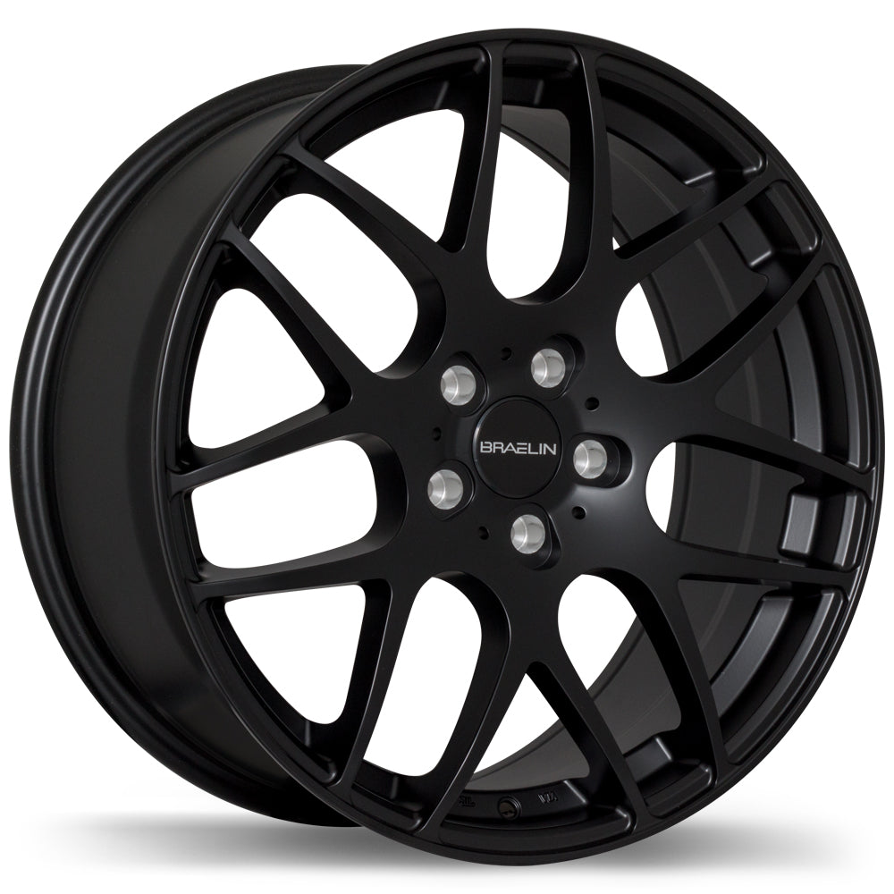 Braelin BR06 19x8.5 Satin Black 35 5x114.3 66.1 BR06-1985-65FT+35E660