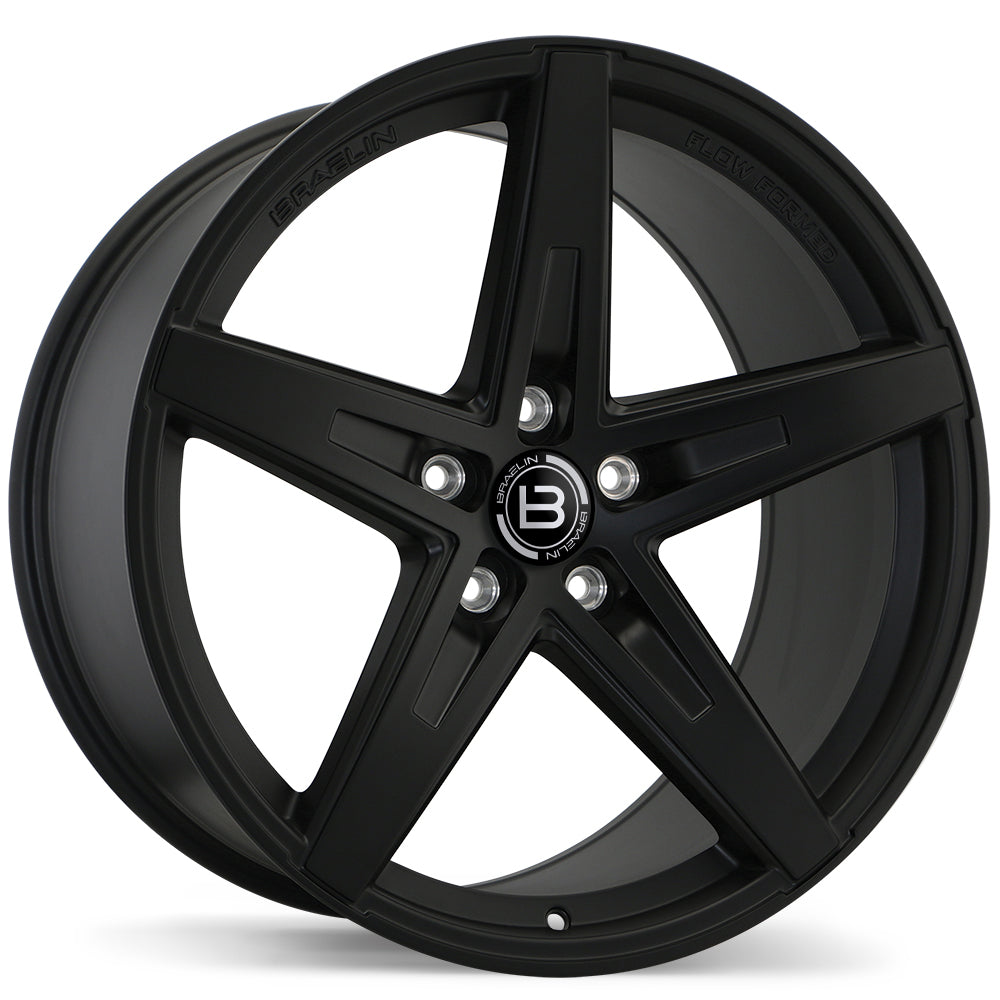 Braelin BR08 20x10.0 Matte Black 25 5x108 65.1 BR08-2000-31FN+25C651