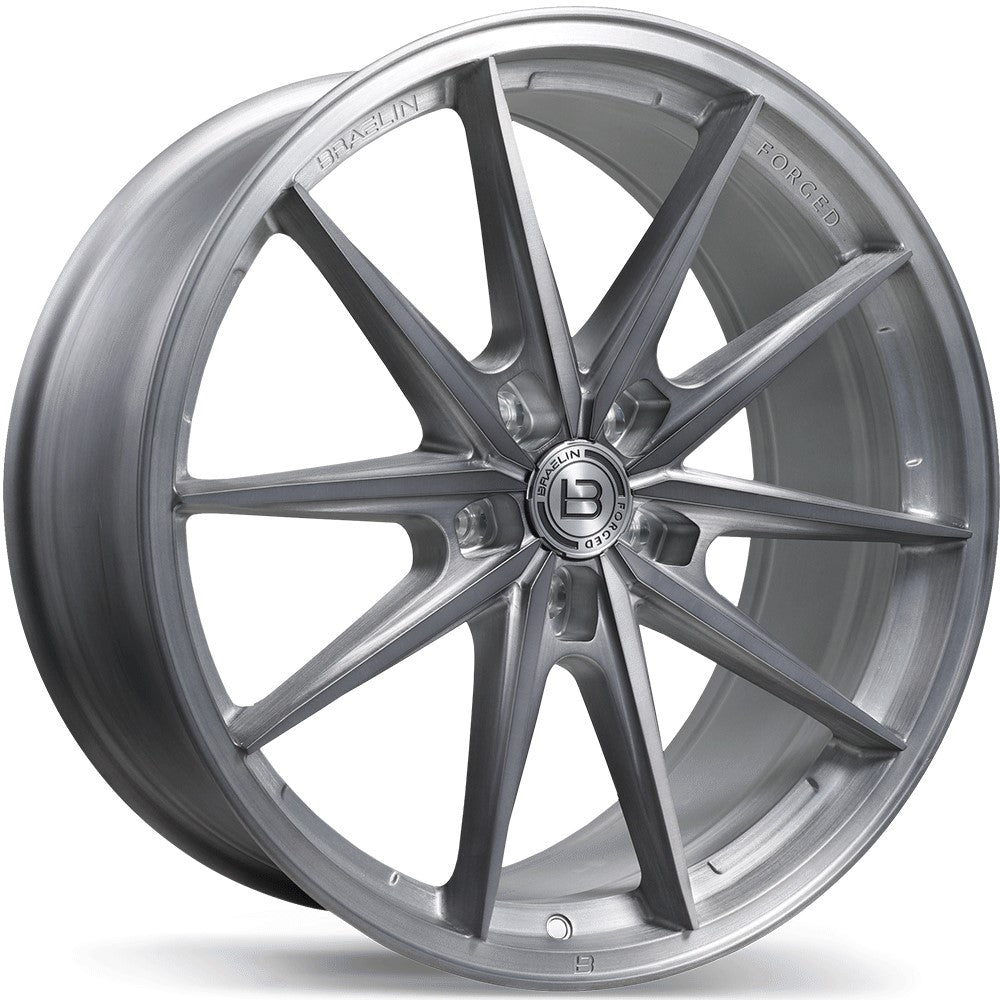 Braelin BRF1 20x9.0 Brushed Matte Carbon Grey 45 5x108 63.4 BRF1-2090-31NF+45C634