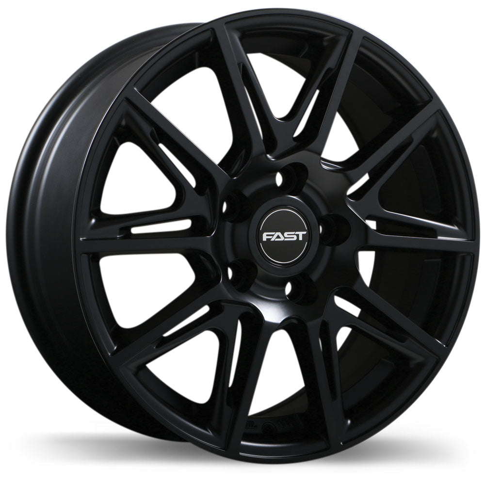 Fast Wheels Switch 16x6.5 Satin Black 42 5x114.3 67.1 F212-1665-65BT+42C671