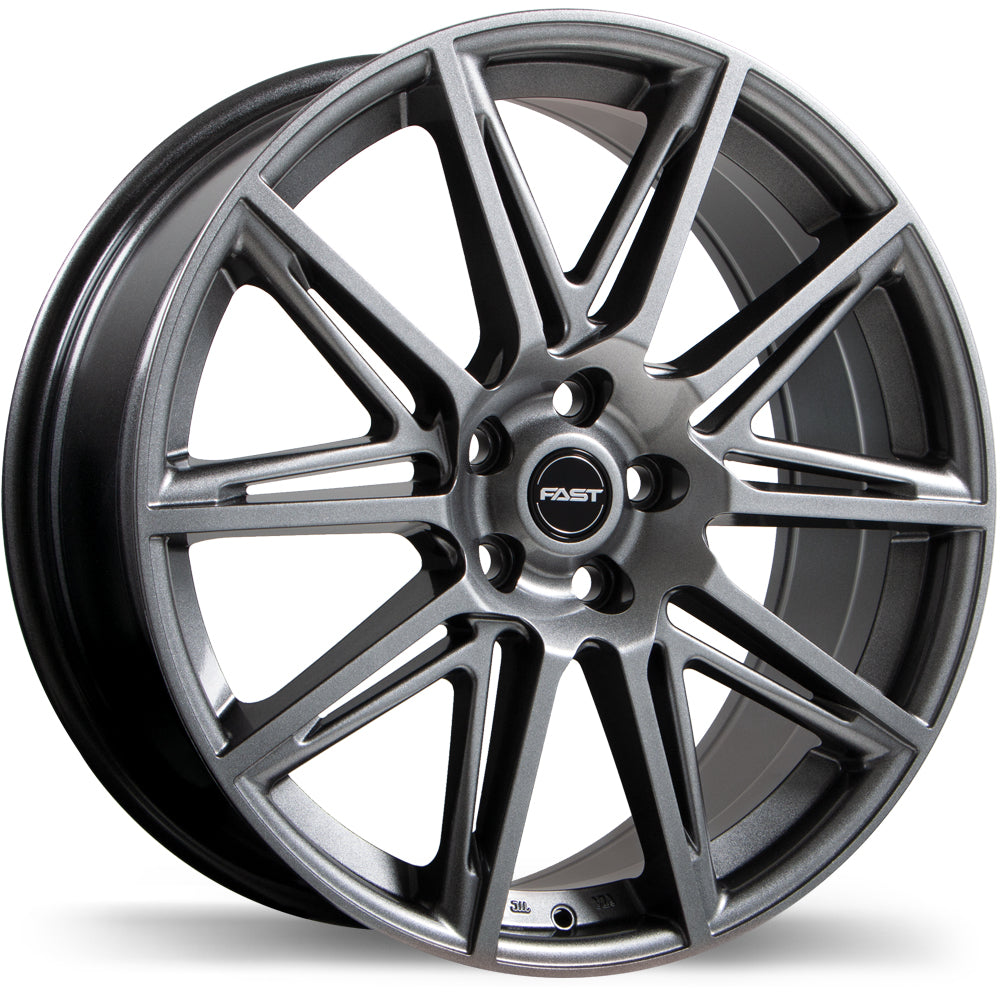 Fast Wheels Switch 19x8.0 Titanium 35 5x114.3 66.1 F212N-1980-65TN+35F661