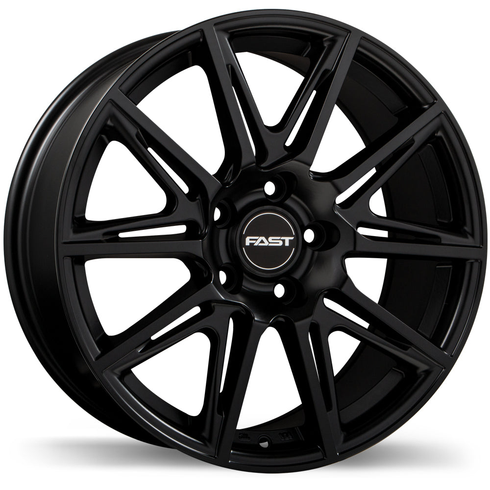 Fast Wheels Switch 17x7.5 Satin Black 45 5x120 64.1 F212Y-1775-12BT+45R641
