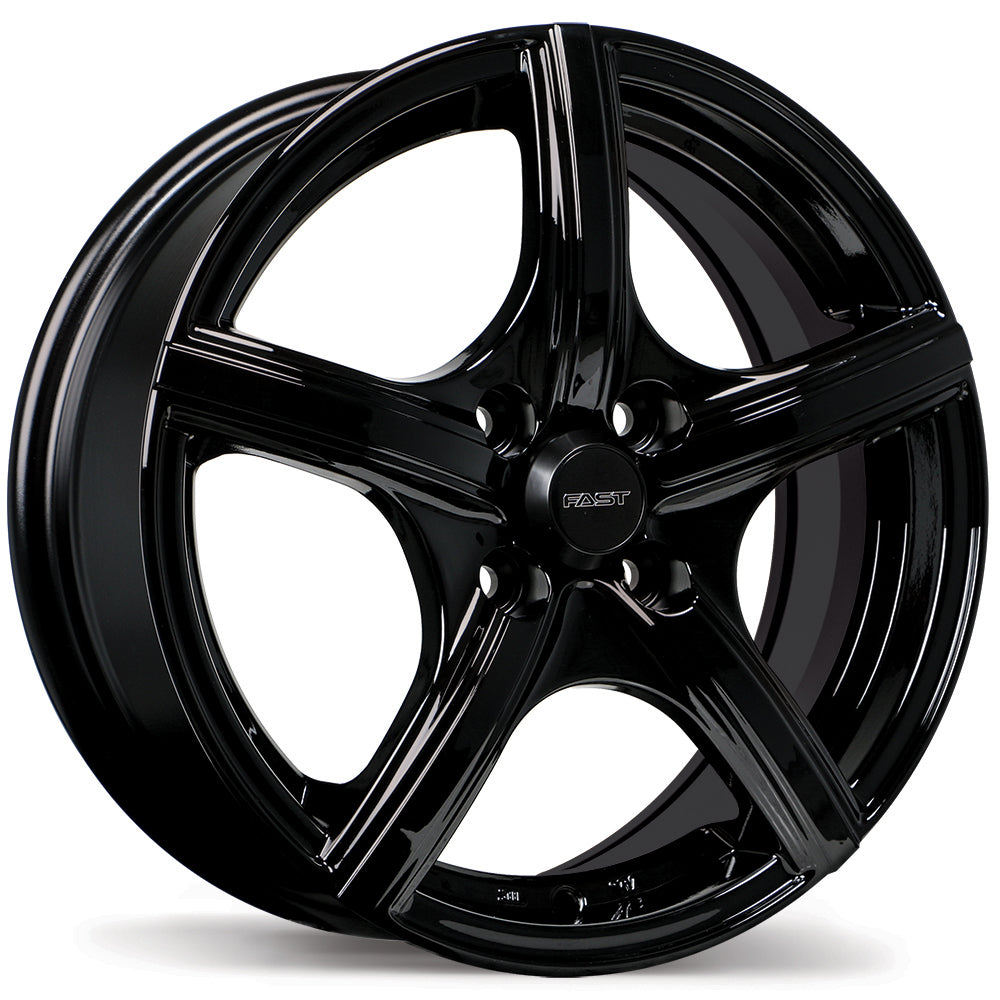 Fast Wheels Jet 14x5.5 Gloss Black 40 4x100 60.1 F218-1455-49BN+40C601