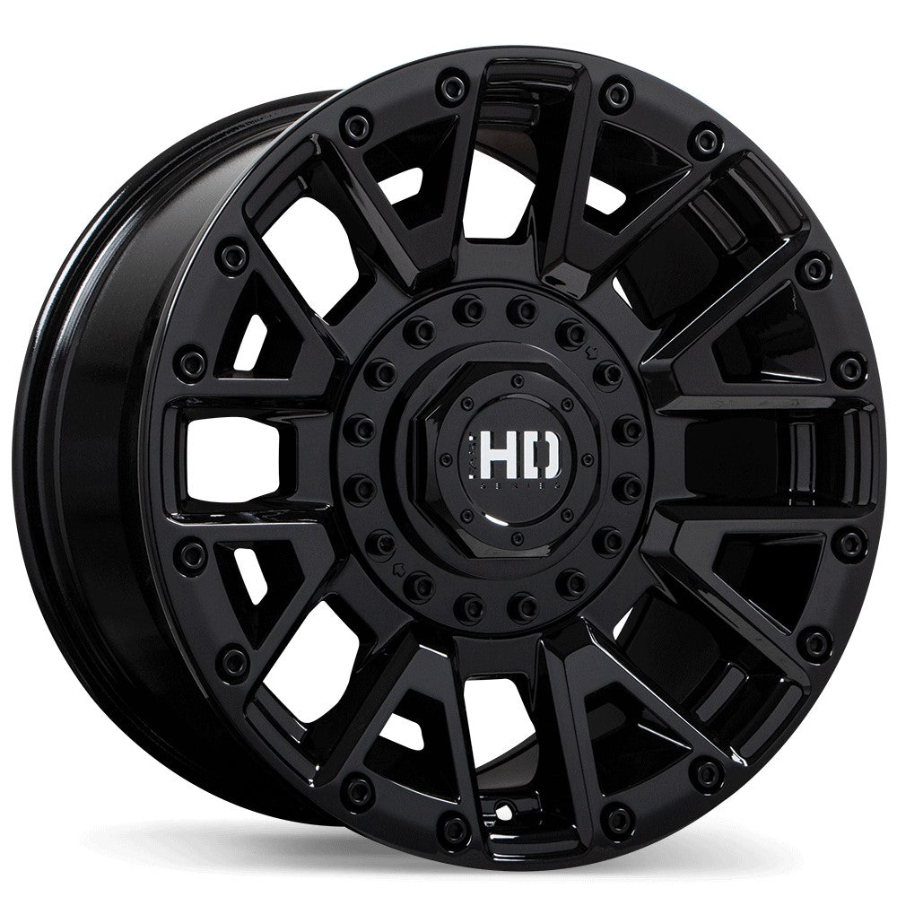 Fast HD Knuckles 22x10.0 Gloss Black 0 5x150 110.1 F260A-2200-51BN+00C101