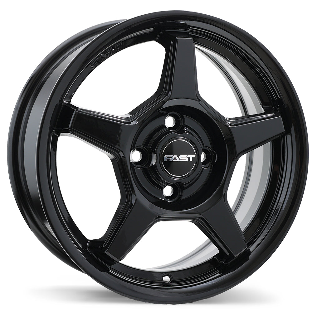 Fast Wheels Flair 15x6.0 Gloss Black 40 4x100 60.1 F272-1560-49BN+40C601