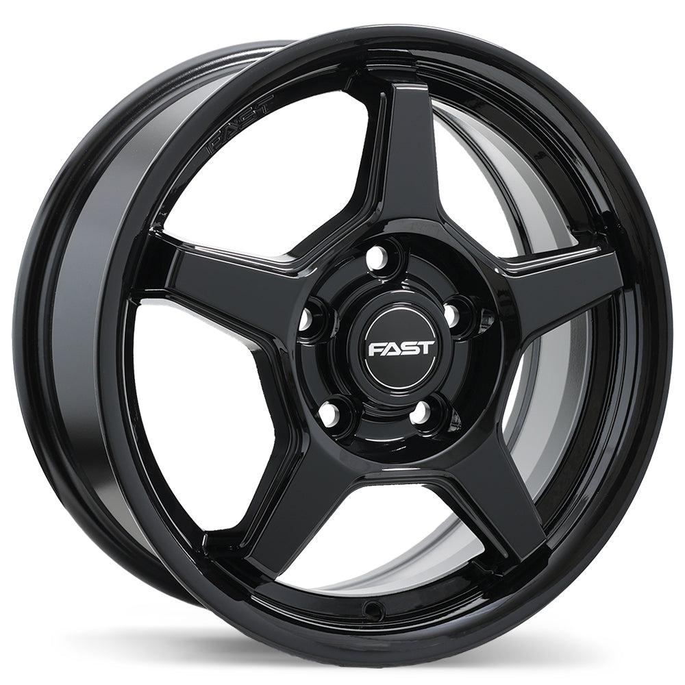 Fast Wheels Flair 15x6.0 Gloss Black 40 5x114.3 67.1 F272-1560-65BN+40C671
