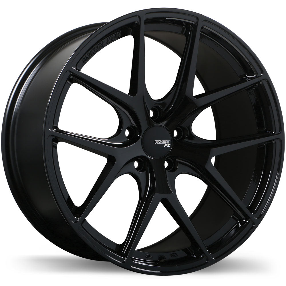 Fast Wheels FC04 19x9.5 Metallic Black 35 5x114.3 72.6 FC04-1995-65BE+35C726