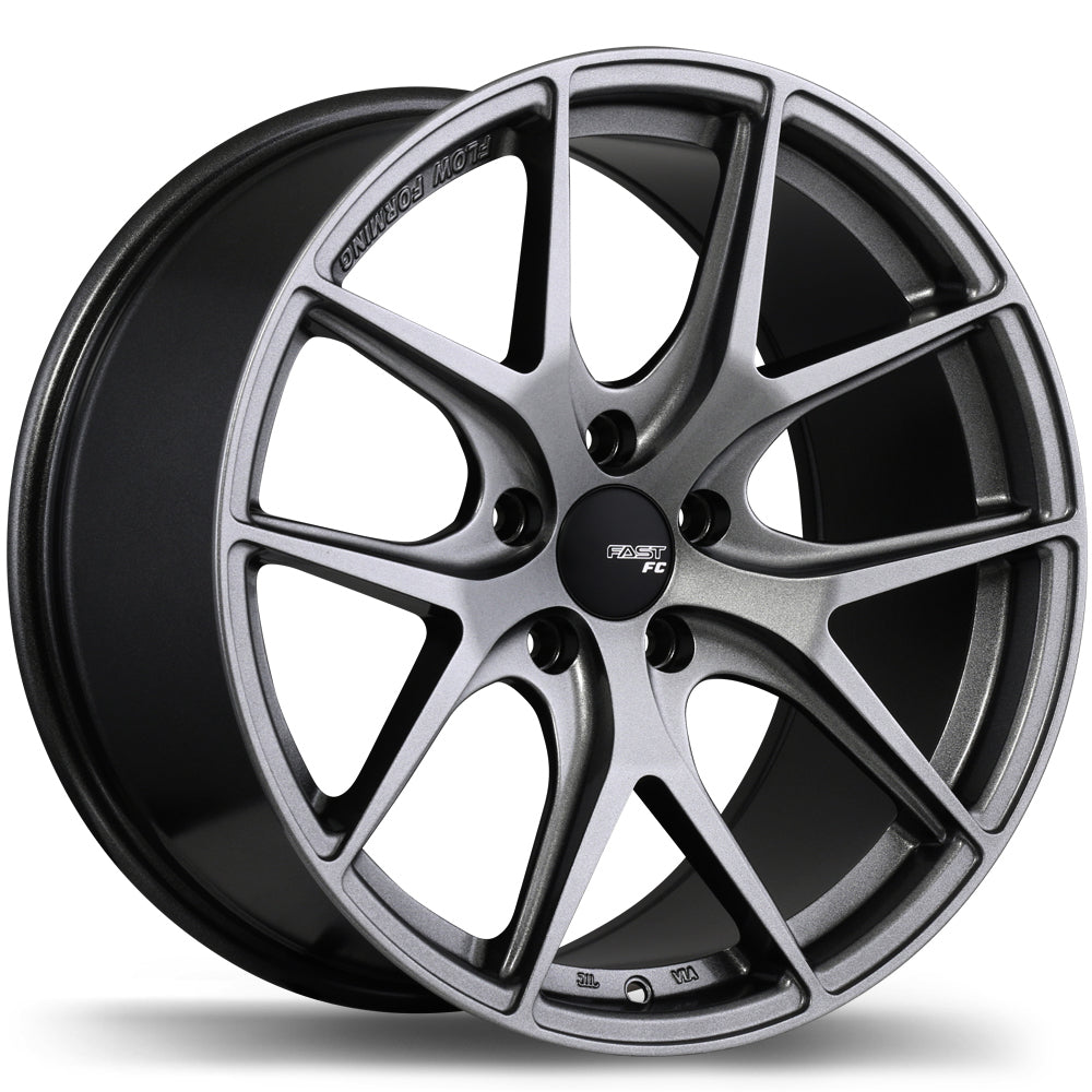 Fast Wheels FC04 19x8.5 Titanium 45 5x114.3 72.6 FC04-1985-65TN+45C726