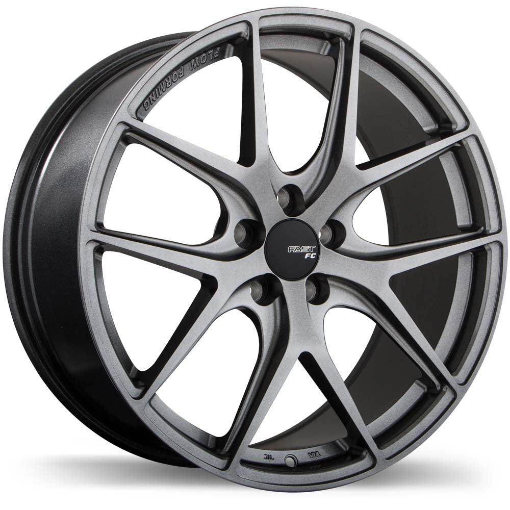 Fast Wheels FC04 17x8.0 Titanium 35 5x100 72.6 FC04A-1780-80TN+35C726