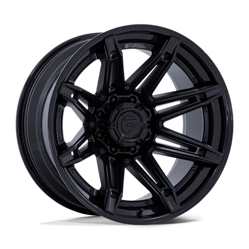 Fuel 1Pc FC401 BRAWL Matte Black W/ Gloss Black Lip | 22x12 | 6x135 | -44 | 87.1mm