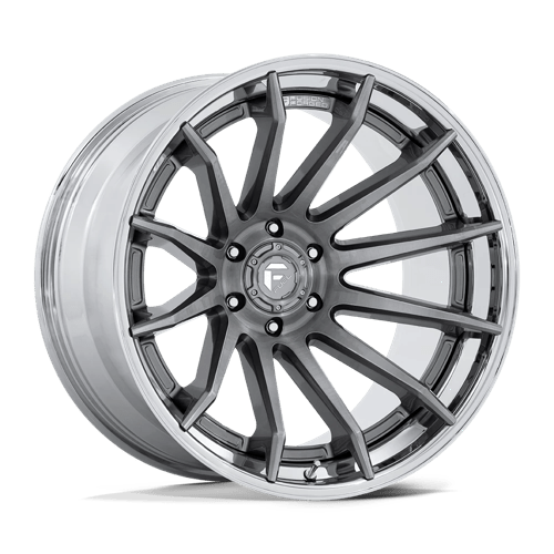 Fuel 1Pc FC403 BURN Platinum W/ Chrome Lip | 24x12 | 5x5.0 | -44 | 71.5mm