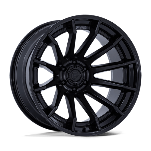 Fuel 1Pc FC403 BURN Matte Black W/ Gloss Black Lip | 22x12 | 6x5.5 | -44 | 106.1mm