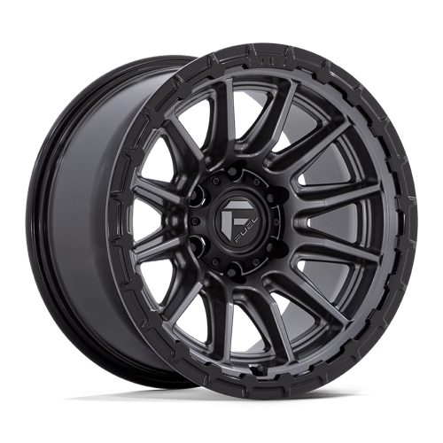 Fuel 1Pc FC866 PISTON Matte Gunmetal W/ Gloss Black Lip | 22x9.5 | 6x5.5 | +20 | 106.1mm