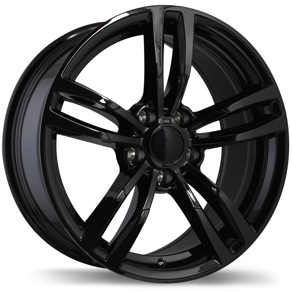 Replika R163A 18x8.0 Gloss Black 35 5x120 72.6 R163A-1880-12BN+35C726
