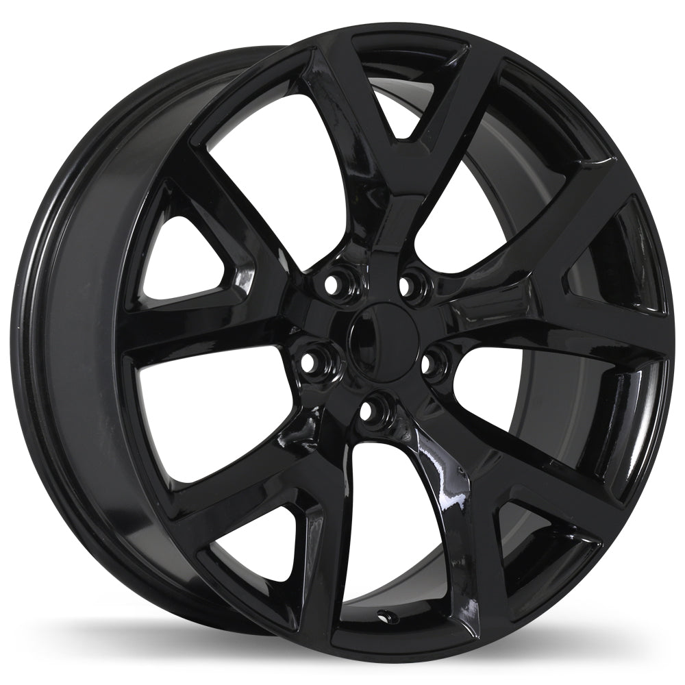 Replika R165A 17x7.5 Gloss Black 31 5x110 65.1 R165A-1775-52BN+31C651