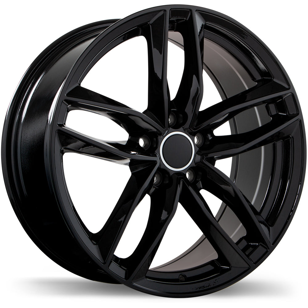 Replika R167 18x8.0 Gloss Black 32 5x112 66.5 R167-1880-44BN+32R665