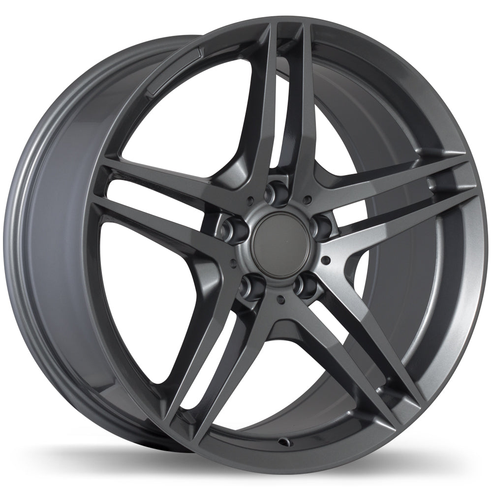 Replika R170 18x8.5 Gloss Gunmetal 32 5x112 66.5 R170-1885-44MN+32R664