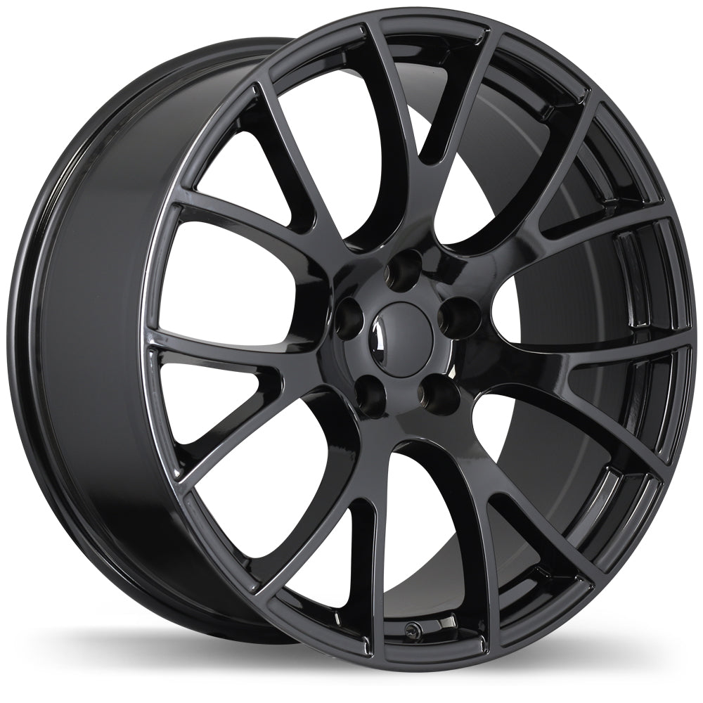 Replika R179A 20x9.5 Gloss Black 18 5x115 71.5 R179A-2095-90BN+18C715