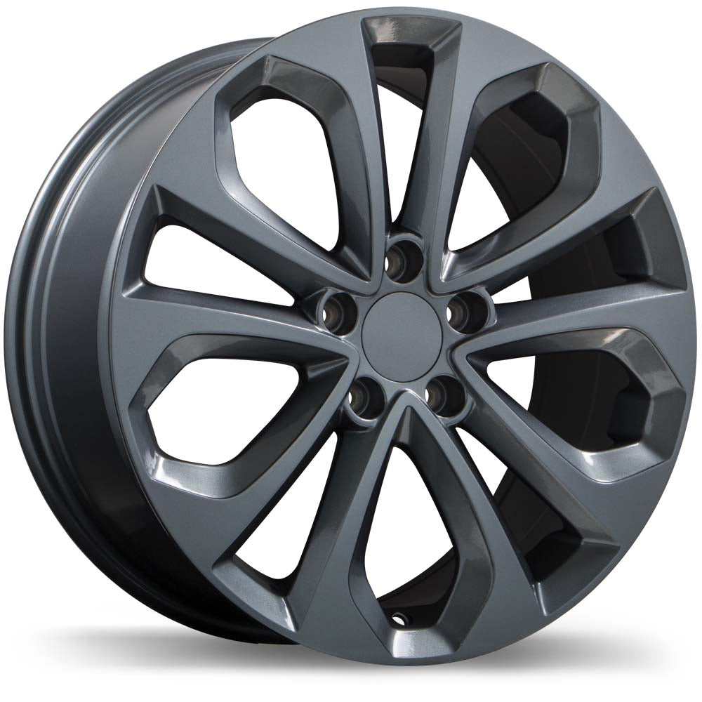 Replika R191 18x8.0 Gloss Gunmetal 50 5x114.3 64.1 R191-1880-65MN+50R641