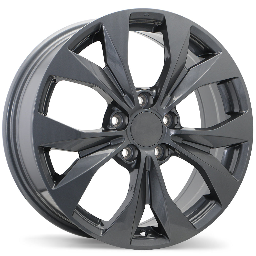 Replika R192 17x7.0 Gloss Gunmetal 45 5x114.3 64.1 R192-1770-65MN+45R641