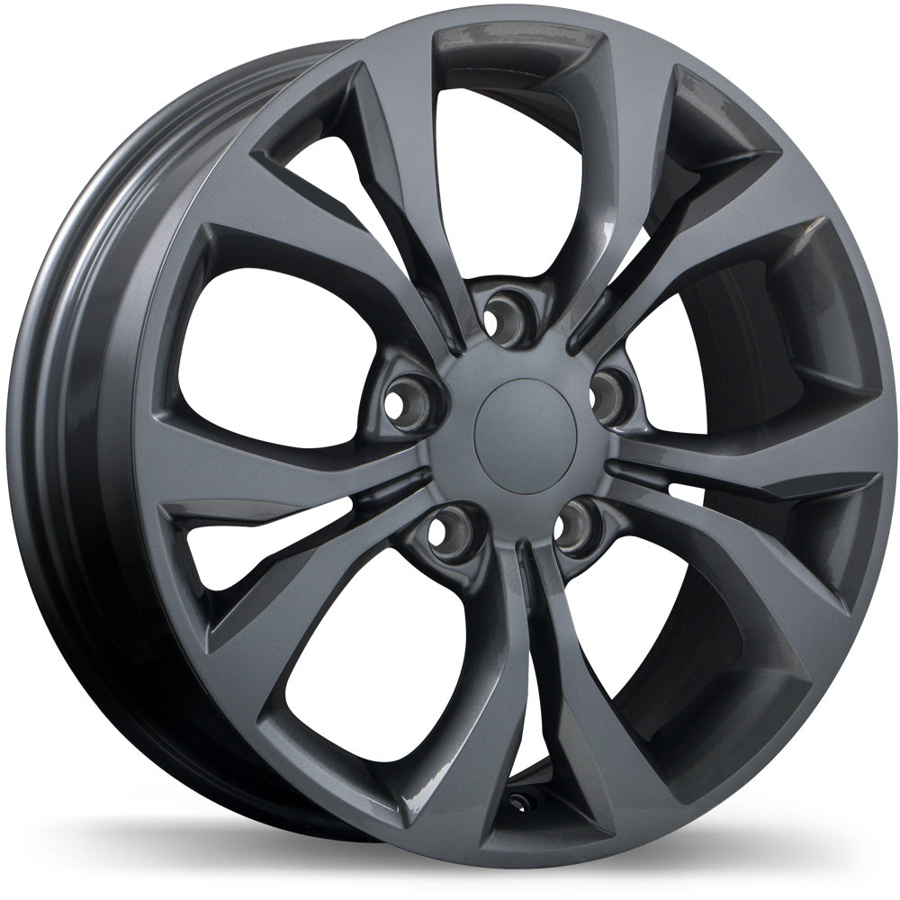Replika R197 17x6.5 Gloss Gunmetal 40 5x127 71.5 R197-1765-73MN+40C715