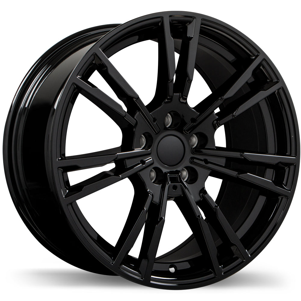 Replika R231 17x7.5 Gloss Black 25 5x112 66.6 R231-1775-44BN+25C666