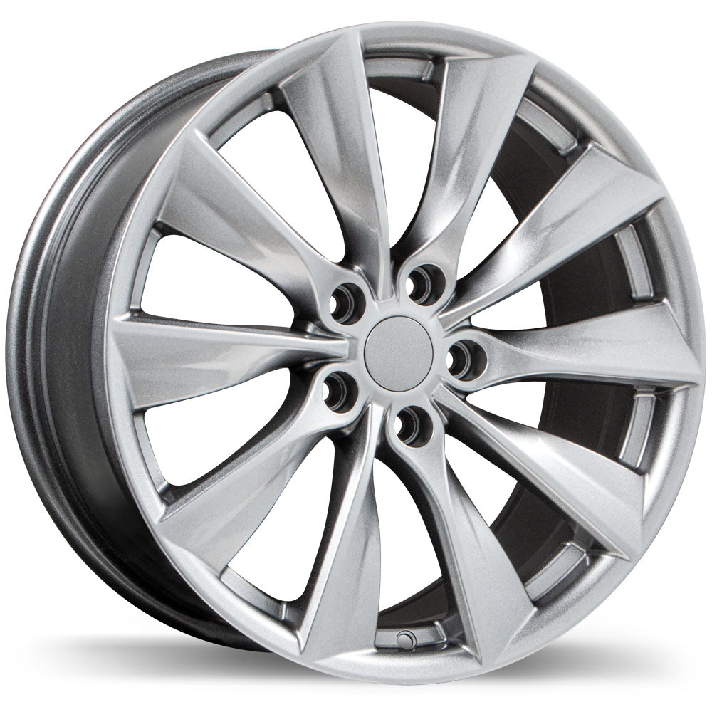 Replika R241 18x8.5 Gloss Silver 40 5x114.3 70.2 R241-1885-65SN+40C702