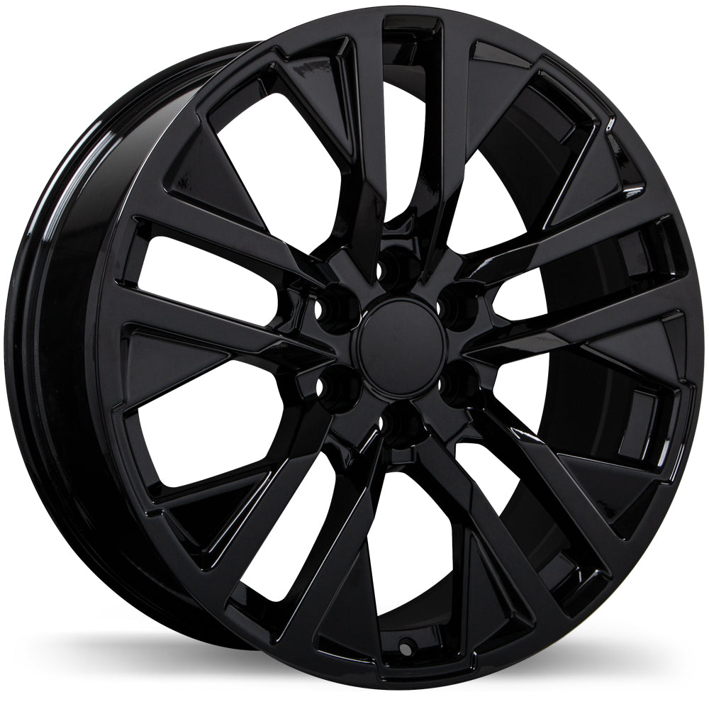 Replika R246 22x9.0 Gloss Black 28 6x139.7 78.0 R246-2290-83BN+28C780