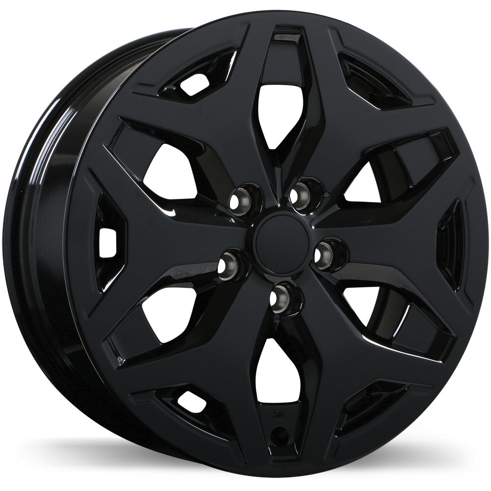 Replika R254 17x7.0 Gloss Black 48 5x114.3 56.1 R254-1770-65BN+48C561