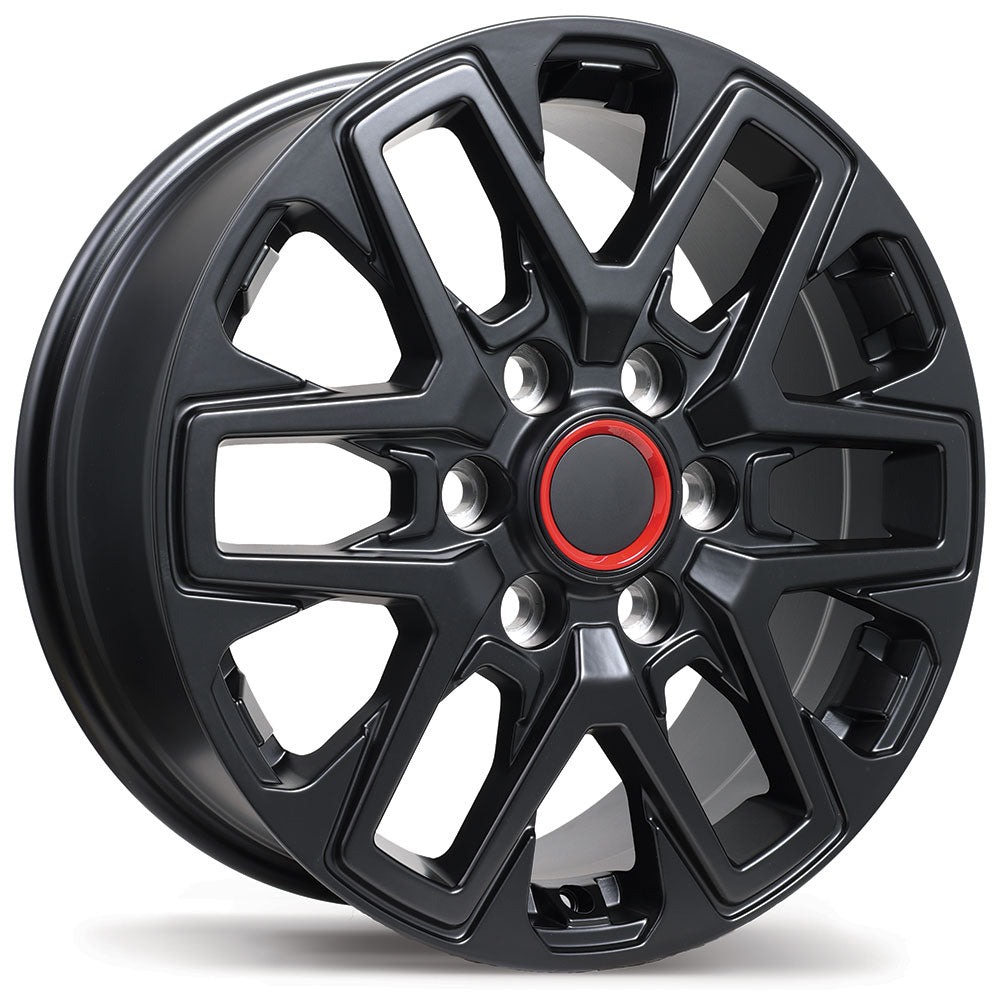 Replika R262 18x7.5 Satin Black 60 6x139.7 95.1 R262-1875-83BT+60F951