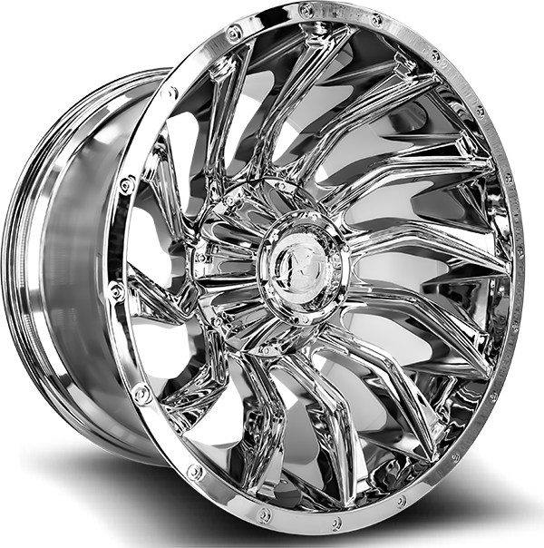 XF OFFROAD XF-224 22x12.0 Chrome -44 6x135/6x139.7 106.4 XF-224221261351397-44C
