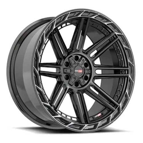 VORTEK VRP-501 24x11.0 Black Diamond Cut Ring W/ Dark Tint -24 6x135/6x139.7 106.1 501241157-24BDCTR