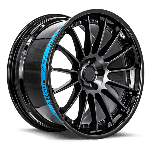 SENTALI BARREL SB2 22x10.5 Gloss Black Lip / Matte Black Centre 28 5x127 71.6 SB22221055282