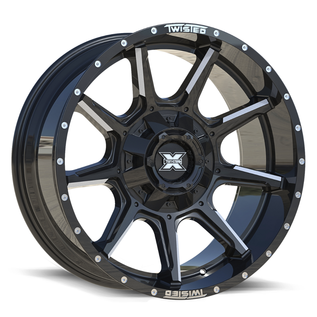TWISTED OFF-ROAD TW2 20x10.0 Gloss Black Milled -18 6x135/6x139.7 0.0 TWTW213201016189