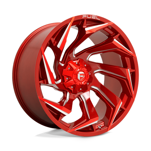 Fuel CANDY RED MILLED 24x12 5x139.7