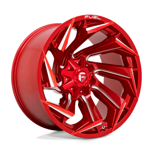 Fuel CANDY RED MILLED 22x12 8x180