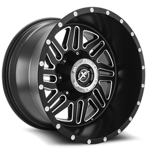 XF OFFROAD Matte Black Milled 18x9 5x150