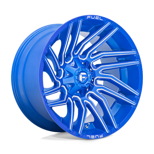 Fuel ANODIZED BLUE MILLED 22x12 5x127