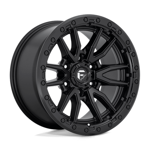 Fuel MATTE BLACK 22x12 6x139.7