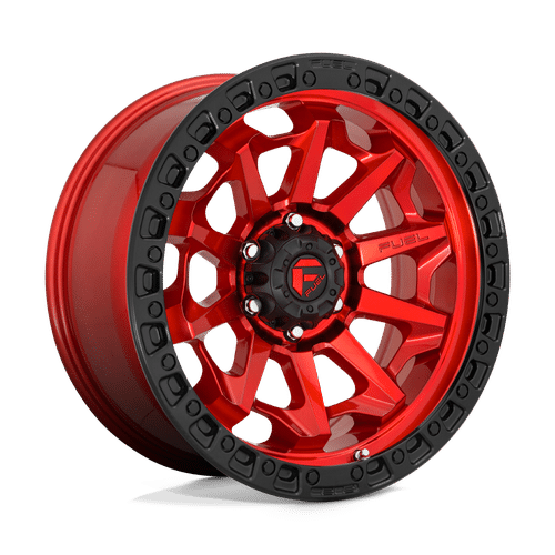Fuel CANDY RED BLACK BEAD RING 20x9 6x139.7