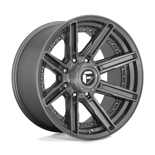Fuel BRUSHED GUN METAL TINTED CLEAR 20x10 8x180