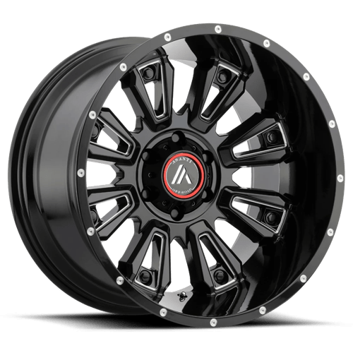 AB808 20X9 5X5.0 G-BLK MILL 18MM