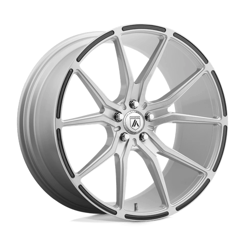 Asanti Black ABL-13 VEGA Brushed Silver W/ Carbon Fiber Inserts | 20x10.5 | 5x120 | +38 | 74.1mm