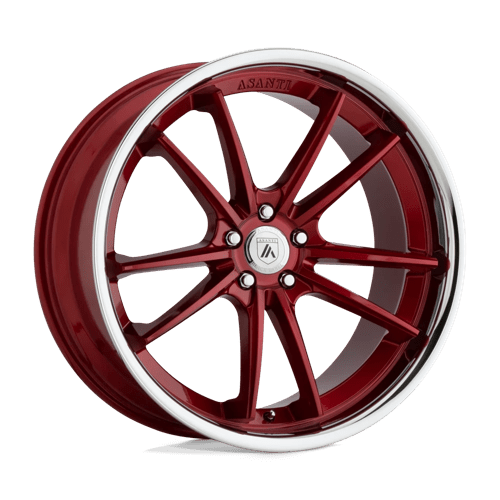 Asanti Black ABL-23 SIGMA Candy Red W/ Chrome Lip | 20x10.5 | 5x112 | +38 | 72.56mm