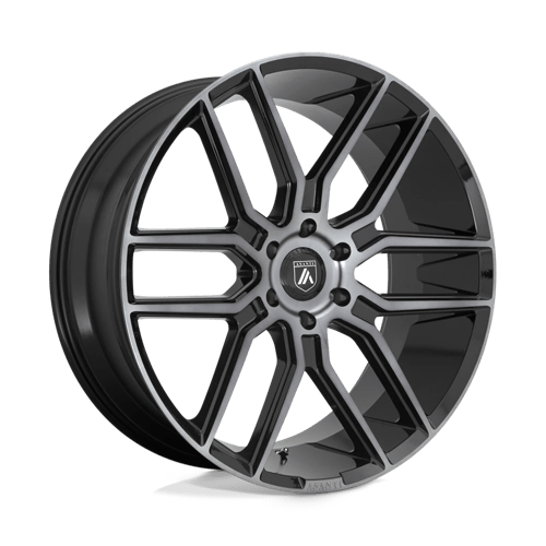 Asanti Black ABL-28 BARON Gloss Black W/ Gray Tint | 20x9 | 6x5.5 | +15 | 106.1mm