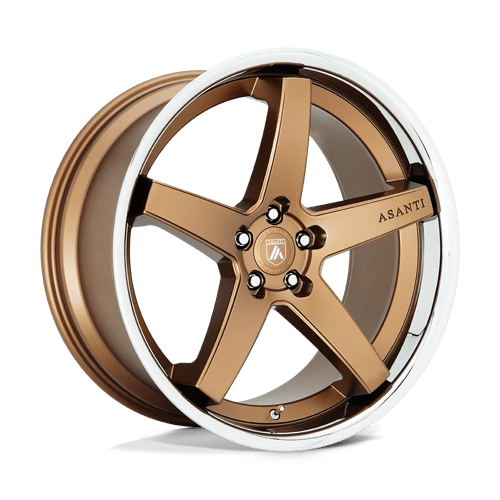Asanti Black ABL31 REGAL Satin Bronze W/ Chrome Lip | 20x9 | 5x120 | +35 | 74.1mm