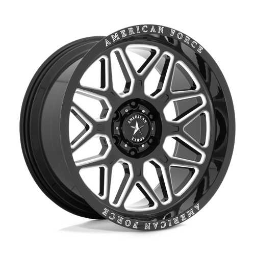 American Force Cast AC001 RUSH Gloss Black Milled | 22x10 | 6x135 | -18 | 87.1mm